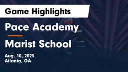 Pace Academy vs Marist School Game Highlights - Aug. 10, 2023