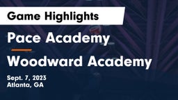 Pace Academy vs Woodward Academy Game Highlights - Sept. 7, 2023