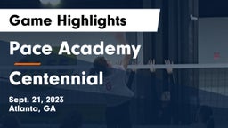 Pace Academy vs Centennial  Game Highlights - Sept. 21, 2023