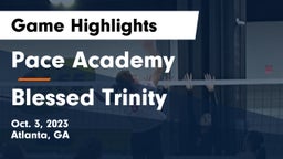 Pace Academy vs Blessed Trinity  Game Highlights - Oct. 3, 2023