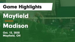 Mayfield  vs Madison Game Highlights - Oct. 13, 2020