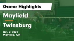 Mayfield  vs Twinsburg  Game Highlights - Oct. 2, 2021