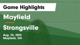 Mayfield  vs Strongsville  Game Highlights - Aug. 24, 2023