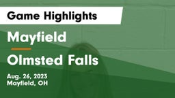 Mayfield  vs Olmsted Falls  Game Highlights - Aug. 26, 2023