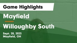 Mayfield  vs Willoughby South  Game Highlights - Sept. 28, 2023