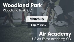 Matchup: Woodland Park High vs. Air Academy  2016