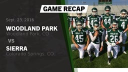 Recap: Woodland Park  vs. Sierra  2016