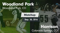 Matchup: Woodland Park High vs. Harrison  2016