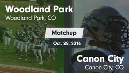 Matchup: Woodland Park High vs. Canon City  2016