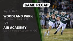 Recap: Woodland Park  vs. Air Academy  2016