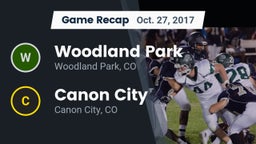Recap: Woodland Park  vs. Canon City  2017