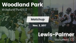 Matchup: Woodland Park High vs. Lewis-Palmer  2017