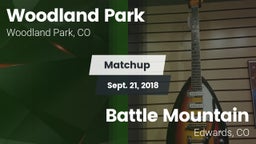 Matchup: Woodland Park High vs. Battle Mountain  2018