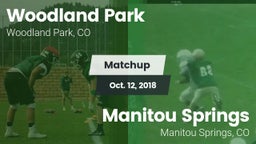 Matchup: Woodland Park High vs. Manitou Springs  2018