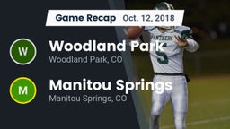 Recap: Woodland Park  vs. Manitou Springs  2018