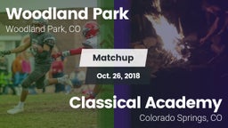 Matchup: Woodland Park High vs. Classical Academy  2018
