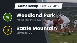 Recap: Woodland Park  vs. Battle Mountain  2019