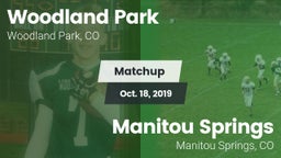 Matchup: Woodland Park High vs. Manitou Springs  2019