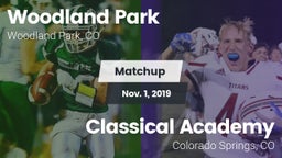 Matchup: Woodland Park High vs. Classical Academy  2019