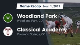 Recap: Woodland Park  vs. Classical Academy  2019