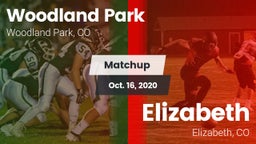 Matchup: Woodland Park High vs. Elizabeth  2020
