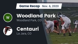 Recap: Woodland Park  vs. Centauri  2020
