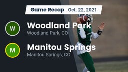 Recap: Woodland Park  vs. Manitou Springs  2021