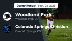Recap: Woodland Park  vs. Colorado Springs Christian  2023