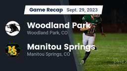 Recap: Woodland Park  vs. Manitou Springs  2023