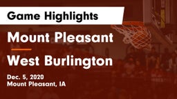 Mount Pleasant  vs West Burlington  Game Highlights - Dec. 5, 2020