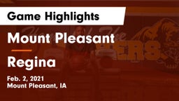 Mount Pleasant  vs Regina  Game Highlights - Feb. 2, 2021