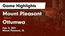 Mount Pleasant  vs Ottumwa  Game Highlights - Feb. 8, 2021