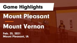 Mount Pleasant  vs Mount Vernon  Game Highlights - Feb. 25, 2021
