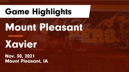 Mount Pleasant  vs Xavier  Game Highlights - Nov. 30, 2021