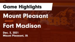 Mount Pleasant  vs Fort Madison  Game Highlights - Dec. 3, 2021