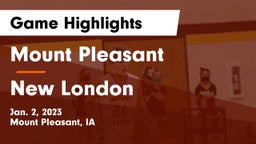 Mount Pleasant  vs New London  Game Highlights - Jan. 2, 2023