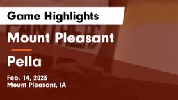 Mount Pleasant  vs Pella  Game Highlights - Feb. 14, 2023