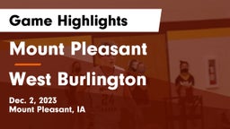 Mount Pleasant  vs West Burlington  Game Highlights - Dec. 2, 2023