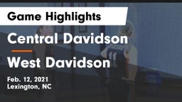 Central Davidson  vs West Davidson  Game Highlights - Feb. 12, 2021