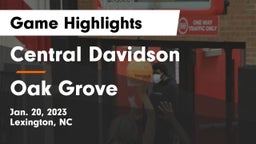 Central Davidson  vs Oak Grove  Game Highlights - Jan. 20, 2023
