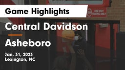 Central Davidson  vs Asheboro  Game Highlights - Jan. 31, 2023