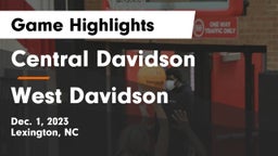 Central Davidson  vs West Davidson Game Highlights - Dec. 1, 2023