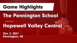 The Pennington School vs Hopewell Valley Central  Game Highlights - Oct. 2, 2021
