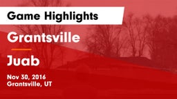 Grantsville  vs Juab  Game Highlights - Nov 30, 2016