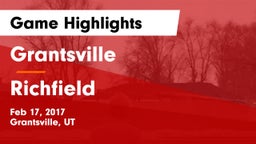 Grantsville  vs Richfield  Game Highlights - Feb 17, 2017