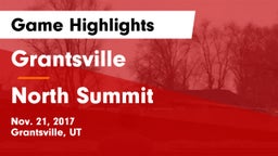 Grantsville  vs North Summit  Game Highlights - Nov. 21, 2017