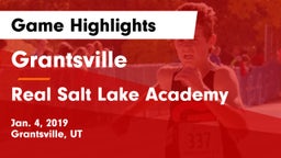 Grantsville  vs Real Salt Lake Academy Game Highlights - Jan. 4, 2019