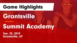 Grantsville  vs Summit Academy  Game Highlights - Jan. 23, 2019