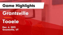 Grantsville  vs Tooele  Game Highlights - Dec. 6, 2023