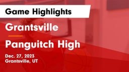 Grantsville  vs Panguitch High Game Highlights - Dec. 27, 2023